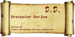 Drechsler Dorina névjegykártya